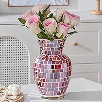 工芸品 Multi Glass Flower Vase (Pink) Multi Glass Flower Vase (Pink) 工芸品